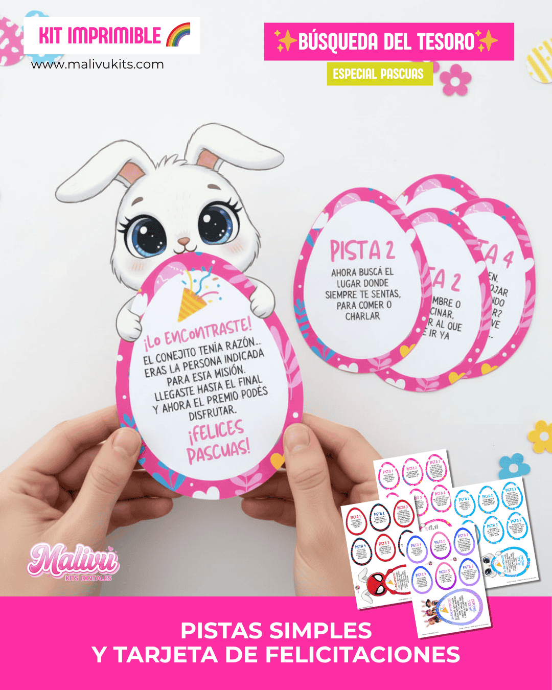 Kit Búsqueda del Huevo de Pascua