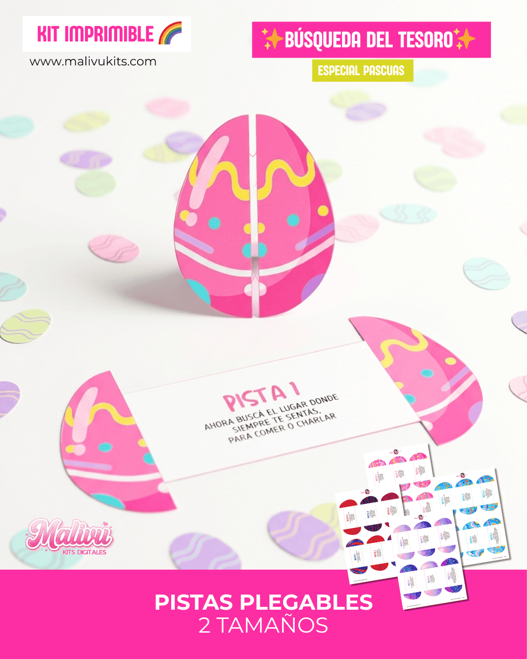 Kit Búsqueda del Huevo de Pascua