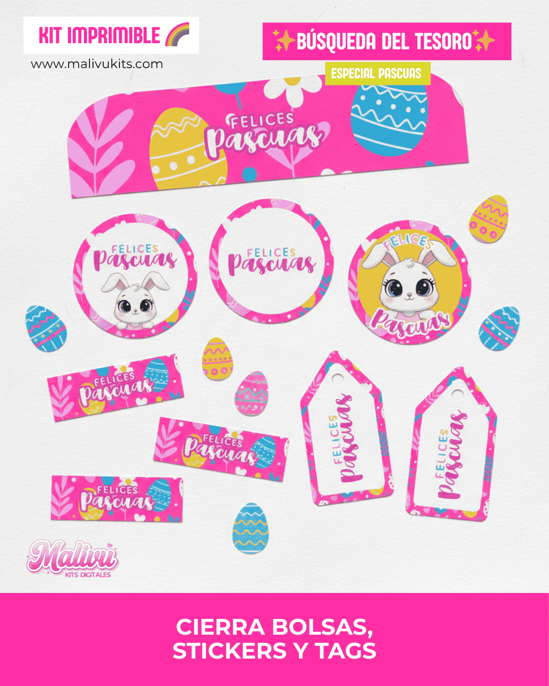 Kit Búsqueda del Huevo de Pascua